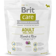 Brit Care (Брит Кеа) Adult Small Breed (1 кг) корм для взрослых собак малых и карликовых пород ягненок и рис